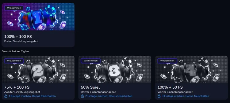 7Bitcasino Einzahlungsbonus
