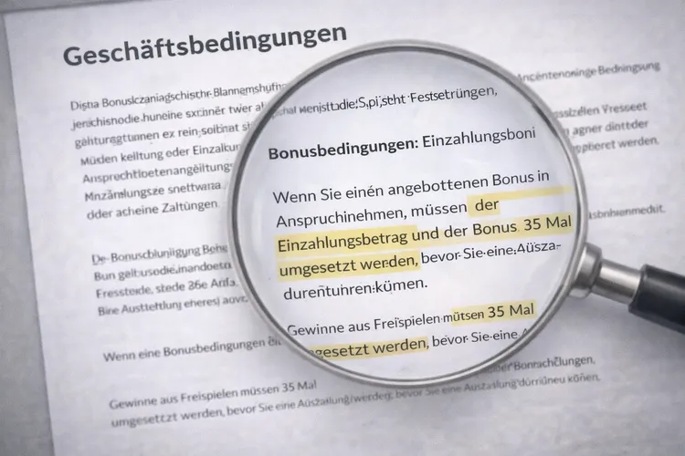 Analyse von Bonusbedingungen bei Online-Casinos