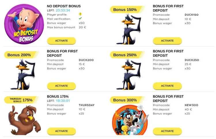 Beep Beep Casino Bonus Aktivierung