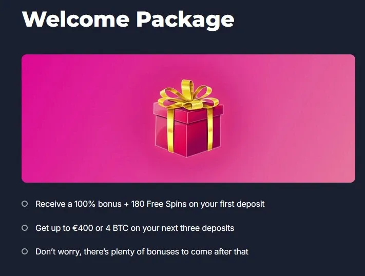 BitStarz Willkommenspaket