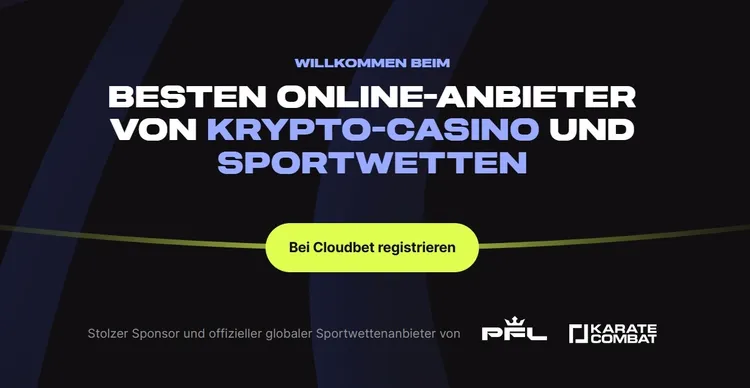 Cloudbet Landing Page