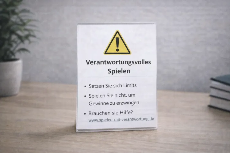 Hinweise zu verantwortungsvollem Glücksspiel