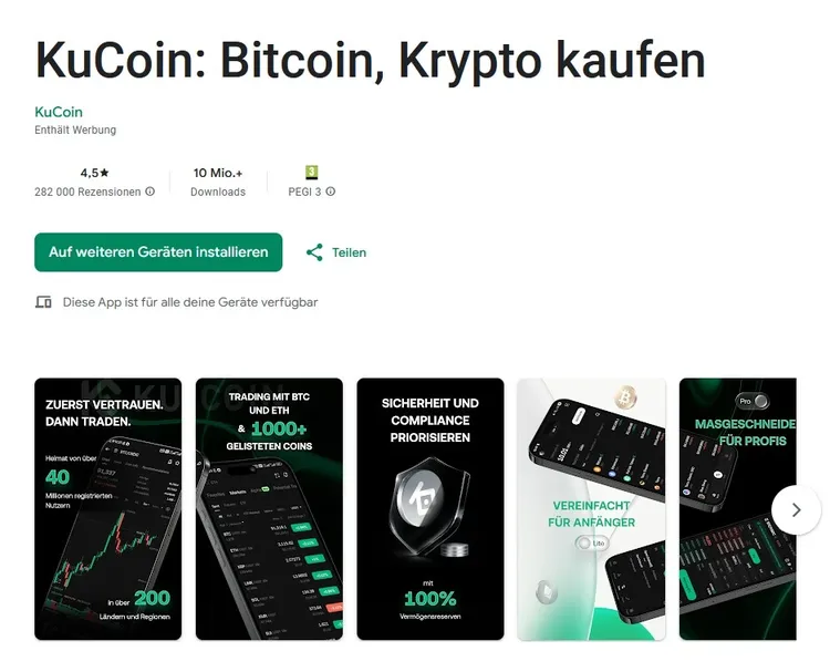 KuCoin Mobile App
