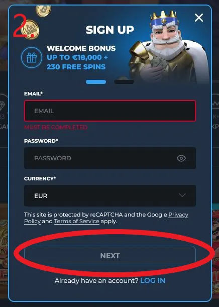 Loki Casino Registration 2