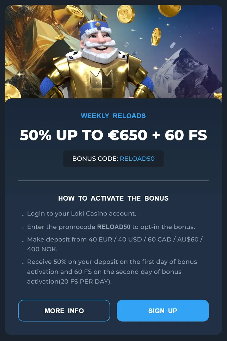 Loki Reload Bonus