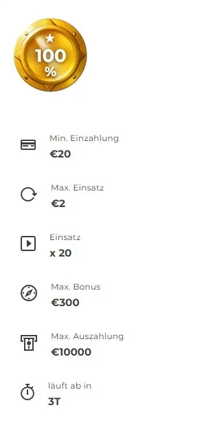 Luckydays Umsatzbedingung Einzahlungsbonus