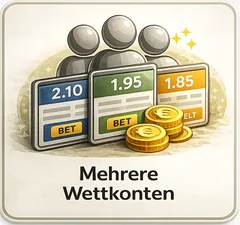 Mehrere Wettkonten