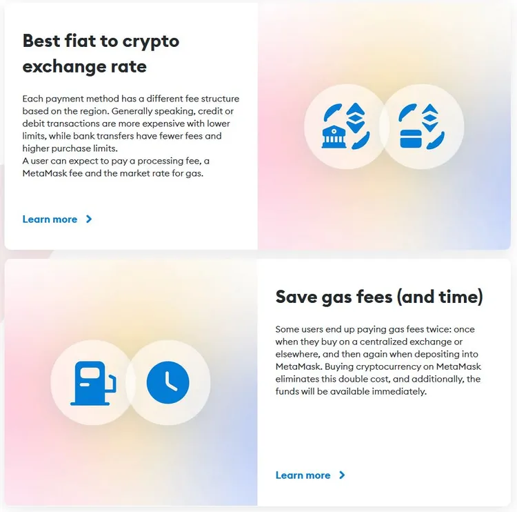 Metamask Gebühren