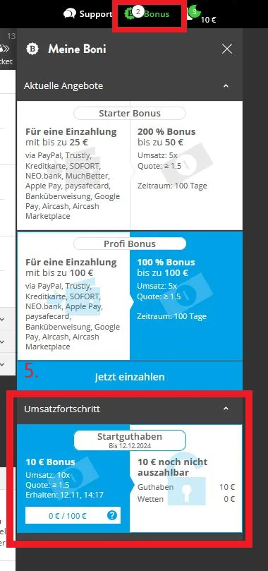 Neobet Bonus ohne Einzahlung