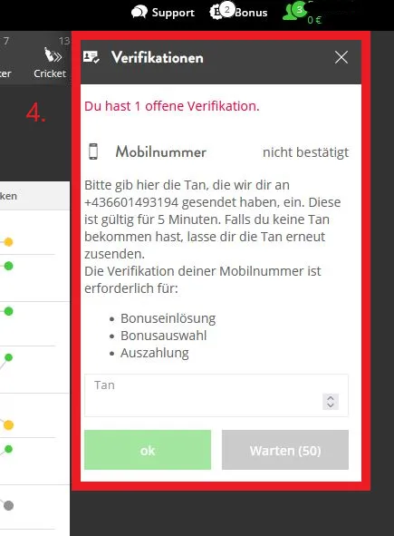Neobet Handy Verifizierung