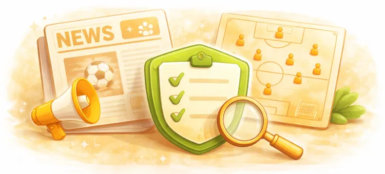 News- und Lineup-Check - Informationen filtern, bestätigen und sinnvoll einordnen