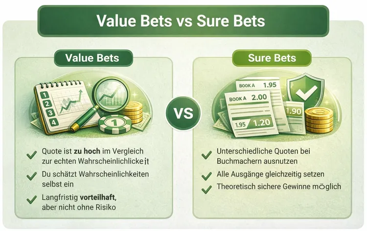 Value Bets vs Sure Bets
