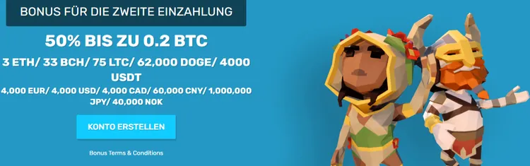 Bitcoincasino.io zweite Einzahlung
