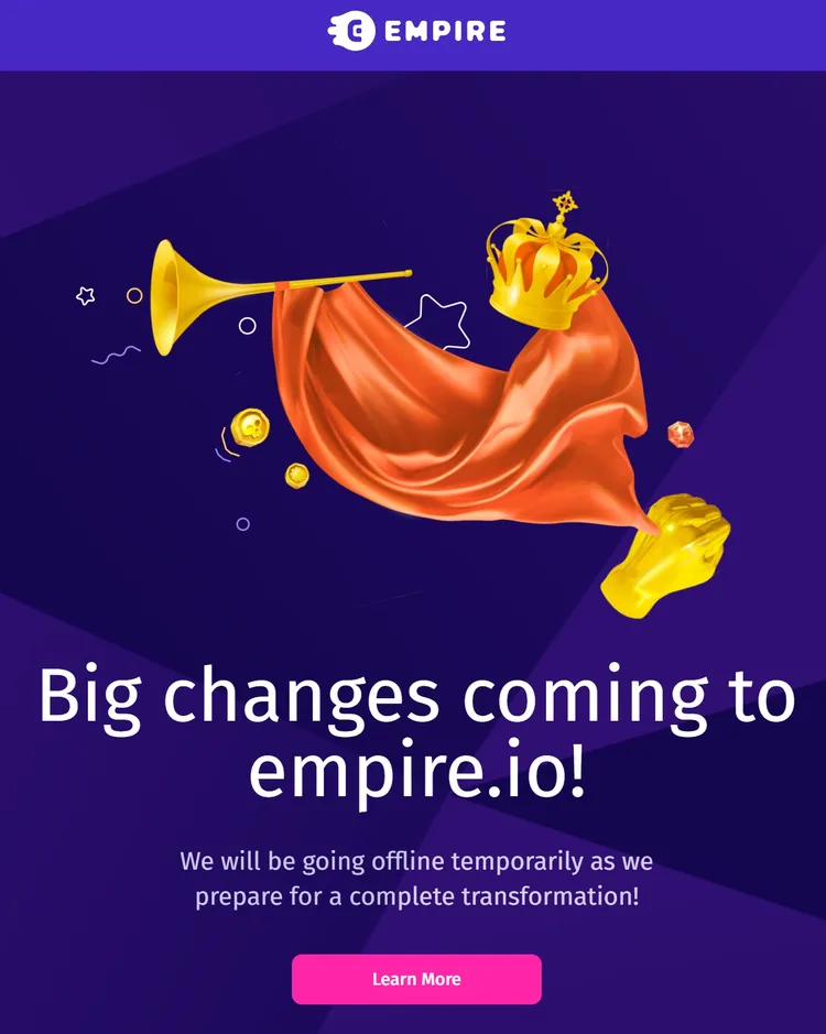 empire.io vorübergehend nicht erreichbar