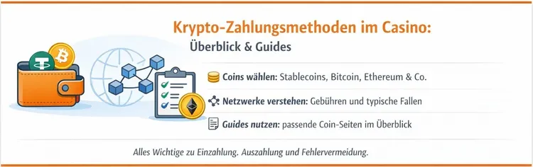 krypto casino zahlungsmethoden hub coins netzwerke fehler vermeiden