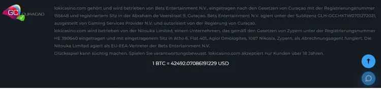 Loki Casino Lizenz