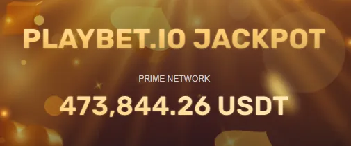 Playbet.io Jackpot