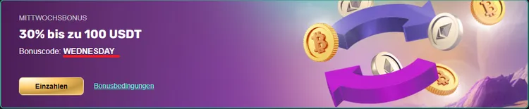 Playbet.io Mittwochsbonus