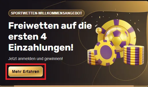 Playbet.io Willkommensbonus Sportwetten